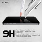 Протектор Закалено стъкло X-ONE - за iPhone 7/8/SE 2020 4,7&quot; 3D пълно покритие черно
