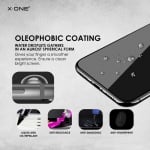 Протектор Закалено стъкло X-ONE - за iPhone 7/8/SE 2020 4,7&quot; 3D пълно покритие черно