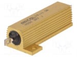 Резистор 50W 2.7R HS50-2R7J Резистор жичен с радиатор завинтване 2,7? 50W ±5% 100ppm/°C