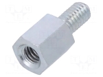 Дистанционна втулка TFM-M4X8/DR226 Дистанционна втулка с резба; 8mm; Вътр.резба: M4; Външ.резба: M4