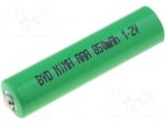 Акумулаторна батерия ACCU-BH-AAA/HT Акум: Ni-MH; AAA, R3; 1,2V; 850mAh