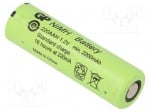 Акумулаторна батерия ACCU-AA/2200STD-GP Акум: Ni-MH; AA; 1,2V; 2200mAh; O14,5x49,5mm