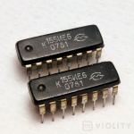 К155ИЕ6 SN74192 TTL, SYNCHRONOUS 4-BIT UP/DOWN COUNTERS (DUAL CLOCK WITH CLEAR), DIP16