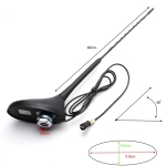 Автомобилна антена ANT.56VEL Антена; за покрив; 0,4m; AM,FM; Citroen,Peugeot,Toyota; 2m; 75?