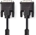 Кабел DVI/m-DVI/m, 24+5 пина, 2m, черен, CCGP32050BK20, NEDIS