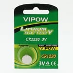 Батерия CR1220 VIPOW 3V BUTTON LITHIUM BATERY