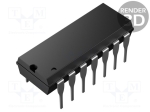 SN74HC132N IC: цифрова; NAND; Ch: 4; IN: 2; THT; DIP14; 2?6VDC; -40?85°C; HC
