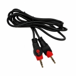 Кабел CABLE-404HQ-1.5 Кабел Jack 3,5mm 3pin щепсел от двете страни 1,5m Цвят черен