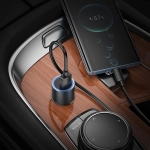 Зарядно за кола Hoco USB A + USB C PD QC3.0 48W Z60 черно