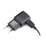 Зарядно за телефон Blue Star USB A 2A 10W + кабел USB A към Micro USB TFK-TC-1100B черно
