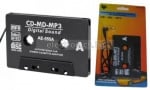 Адапторна касета CAR-1224-LP, за автомобилен касетофон, черна