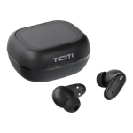 Безжични слушалки BLUETOOTH Toti TWS AI Translator ST25 черен